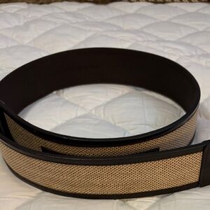 Calvin Klein Dual-Tone Brown and Tan Belt